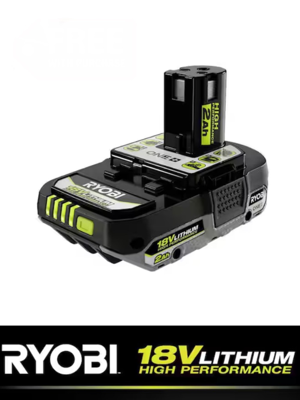 ⭐️ Ryobi 18V Lithium 2.0Ah Replacement Battery - (Open Box New)